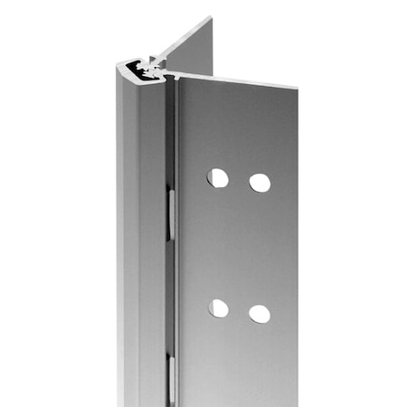 Grade 1 Geared Continuous Hinge, Concealed Leaf, 83-in, Standard Duty, Clear Anodized Aluminum Fnsh